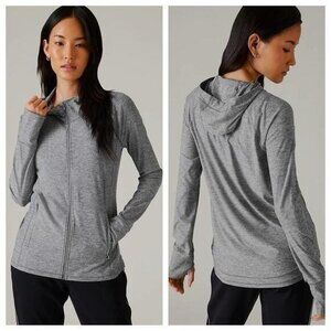 ATHLETA Pacifica Illume UPF Relaxed Jacket - GRAY - Large